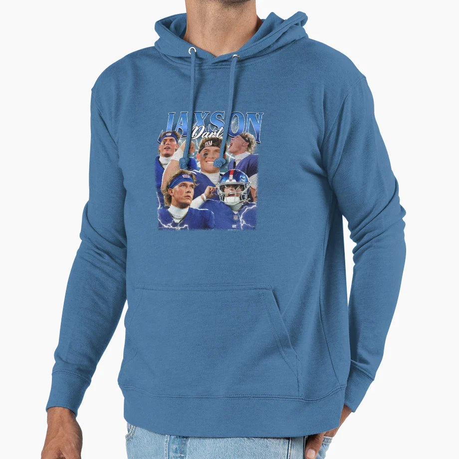 Jaxson Dart Hoodie - Fun Novelty Design for Adults