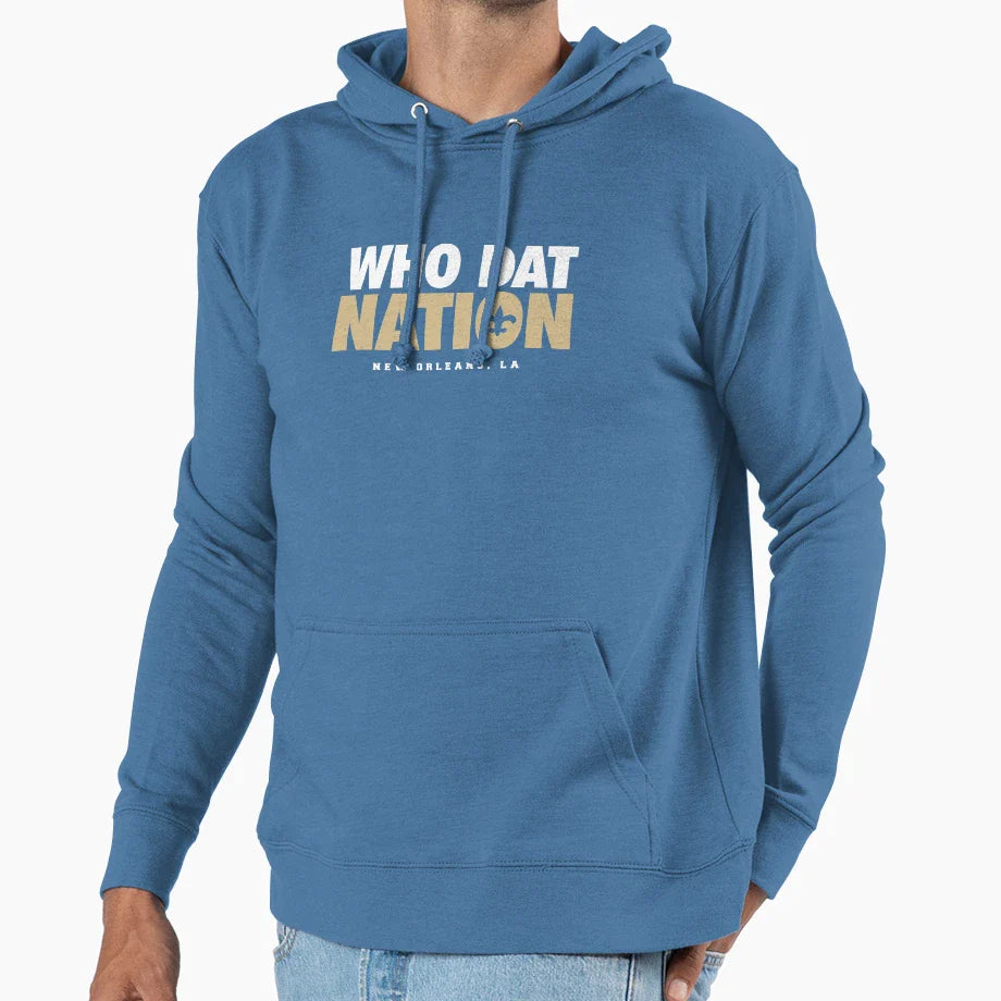 Who Dat Nation Hoodie - Casual Everyday Wear Men Women