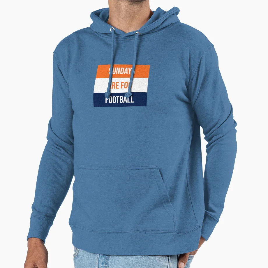Sundays Are Football Hoodie - Trendy Graphic for Adults