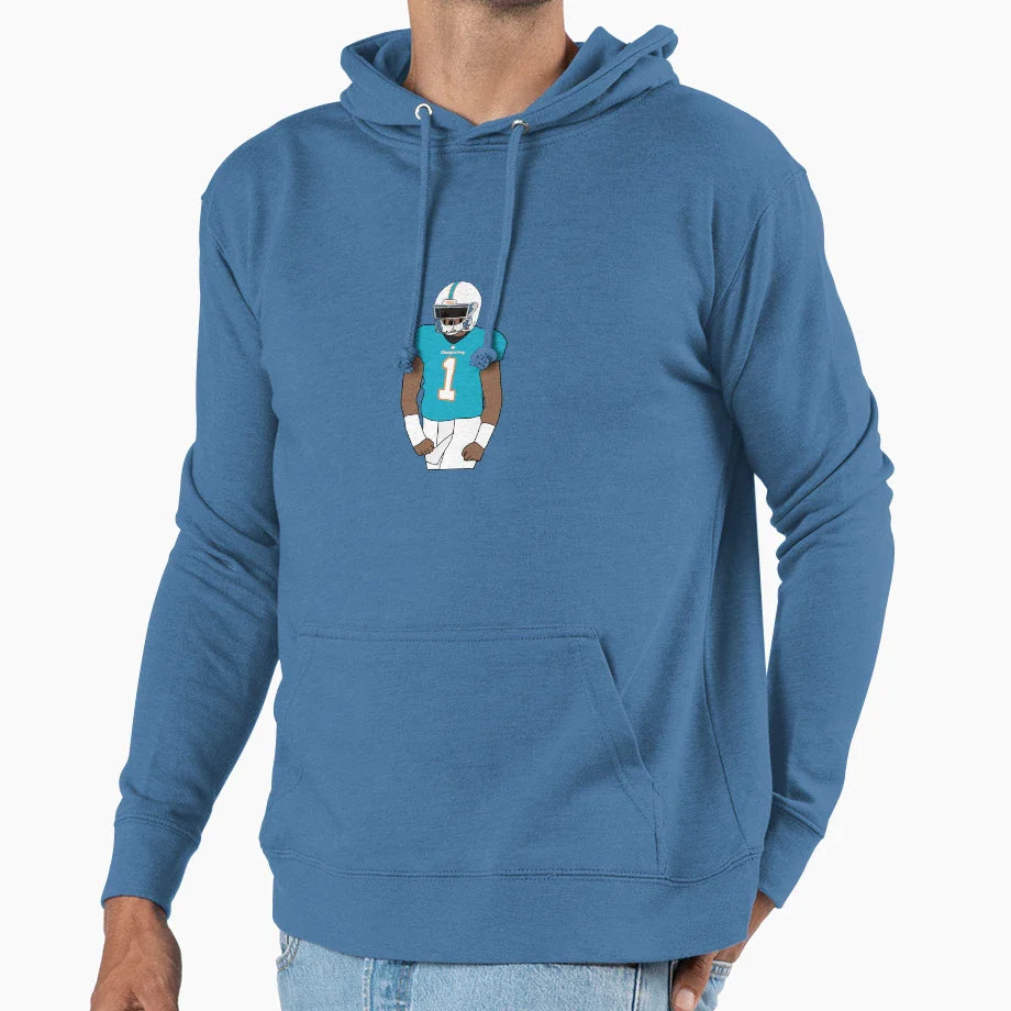 TT Miami Dolphins Hoodie - Casual Everyday Wear Men Women