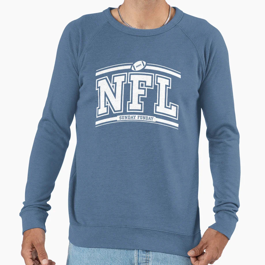 Copy Sunday Funday Footbal Fan Sweatshirt - Novelty Apparel for Adults
