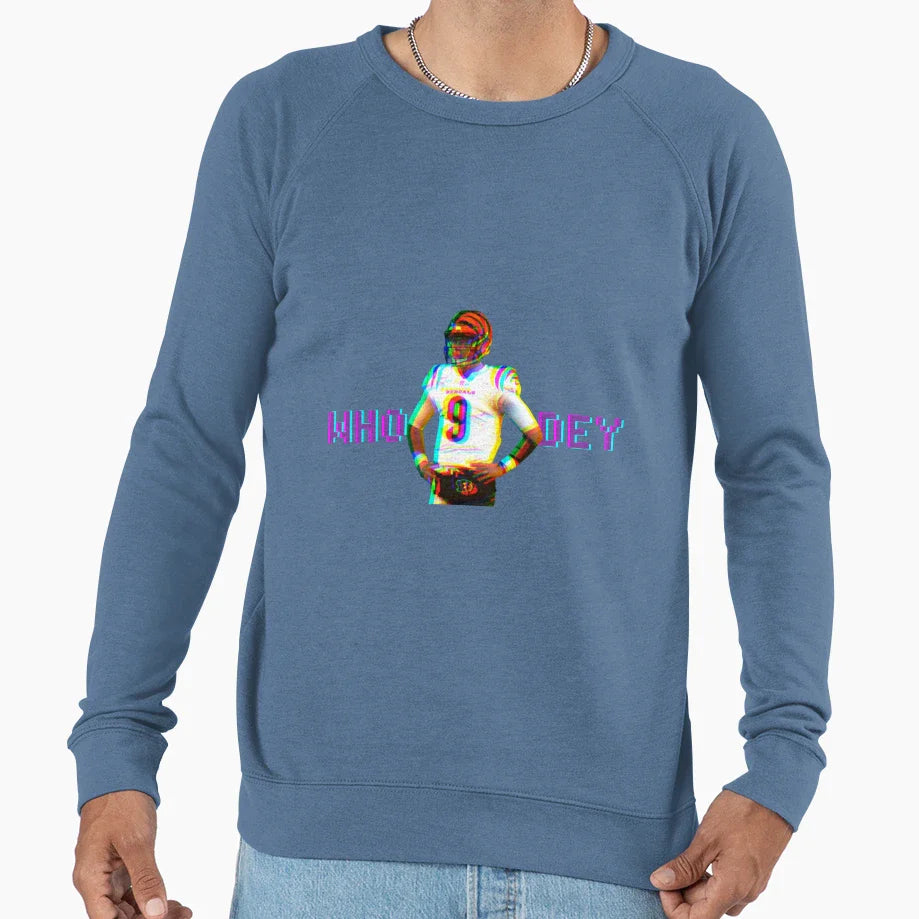 Who Dey Sweatshirt - Trendy Graphic Men Women