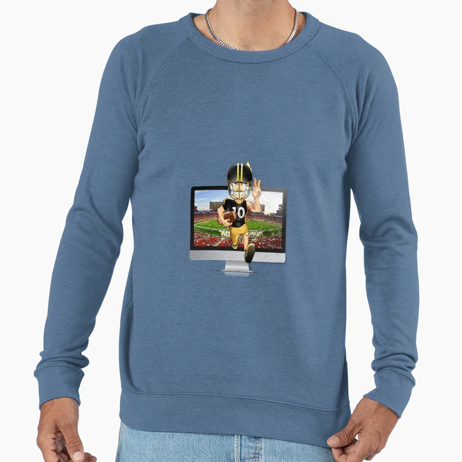 American Football Sweatshirt - Custom Art Print Unisex