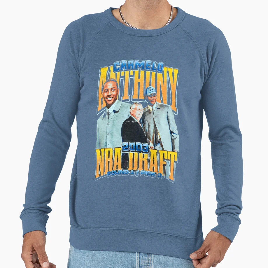 Carmelo Anthony Sweatshirt - Graphic Print Men Women