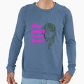 Who Would Jesus Draft Sweatshirt - Trendy Graphic Unisex
