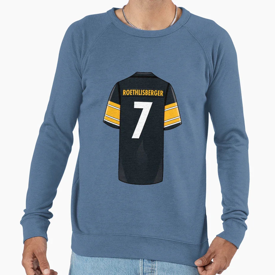 Ben Roethlisberger Jersey Sweatshirt - Custom Art Print for Adults