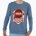 Football Addict Football Lovers Sweatshirt - Aesthetic Graphic Unisex