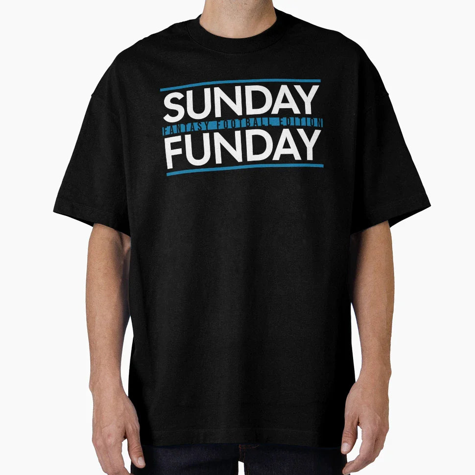 Fantasy Football Sunday Funday T-Shirt - Minimalist Print Unisex