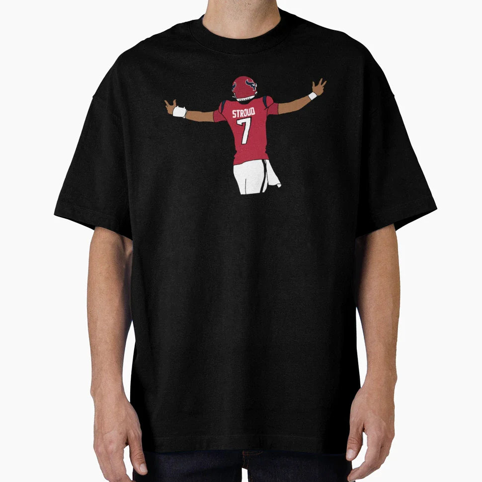 Cj Stroud Embracing Fans T-Shirt - Aesthetic Graphic for Adults