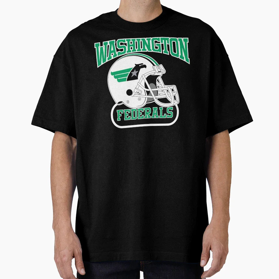 Washington Federals Helmet T-Shirt - Custom Art Print Men Women