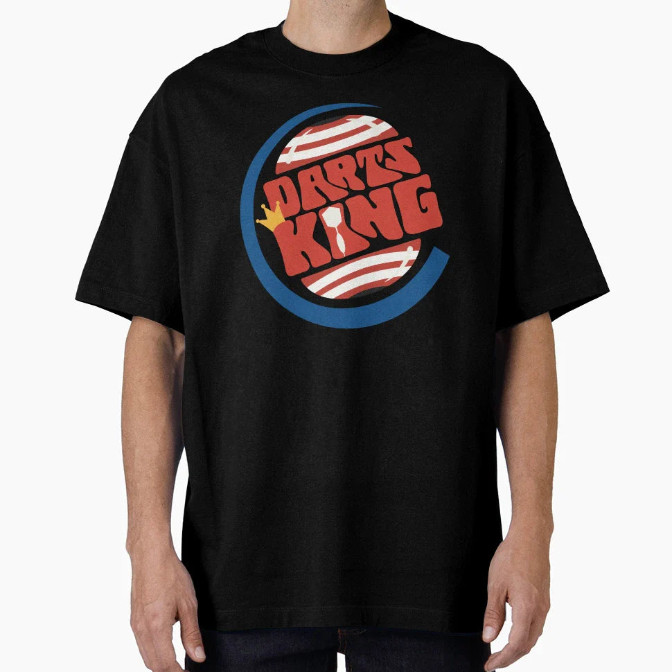 Darts King T-Shirt - Minimalist Print for Adults