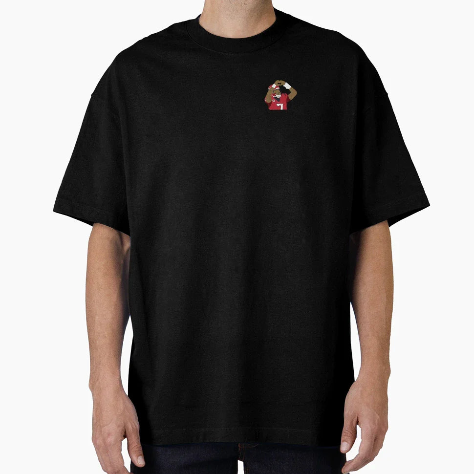 Football Quarterback T-Shirt - Graphic Print Men Women