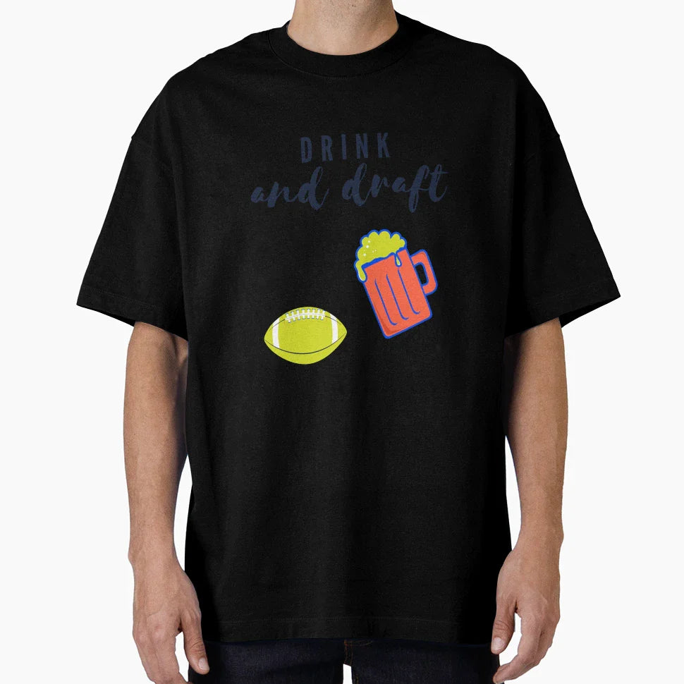 Drink And Draft T-Shirt - Casual Everyday Wear Unisex
