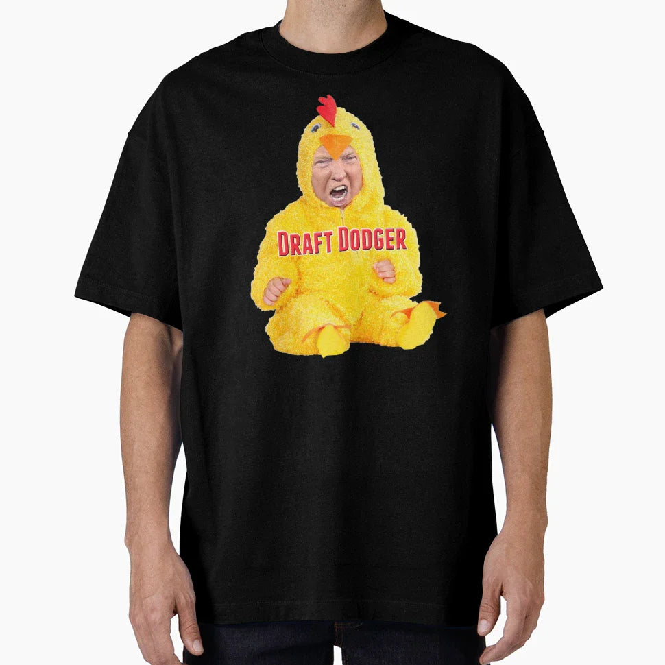 Trump Draft Dodger T-Shirt - Casual Everyday Wear Unisex