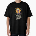 Who Would Jesus Draft Christian Fantasy T-Shirt - Minimalist Print Unisex