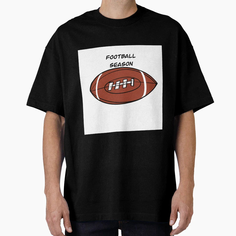 Football Season T-Shirt - Fun Novelty Design for Adults