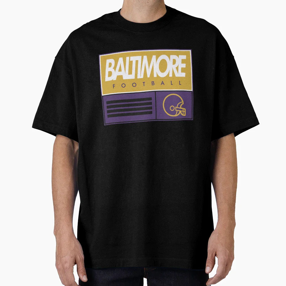 Baltimore Football T-Shirt - Graphic Print Unisex