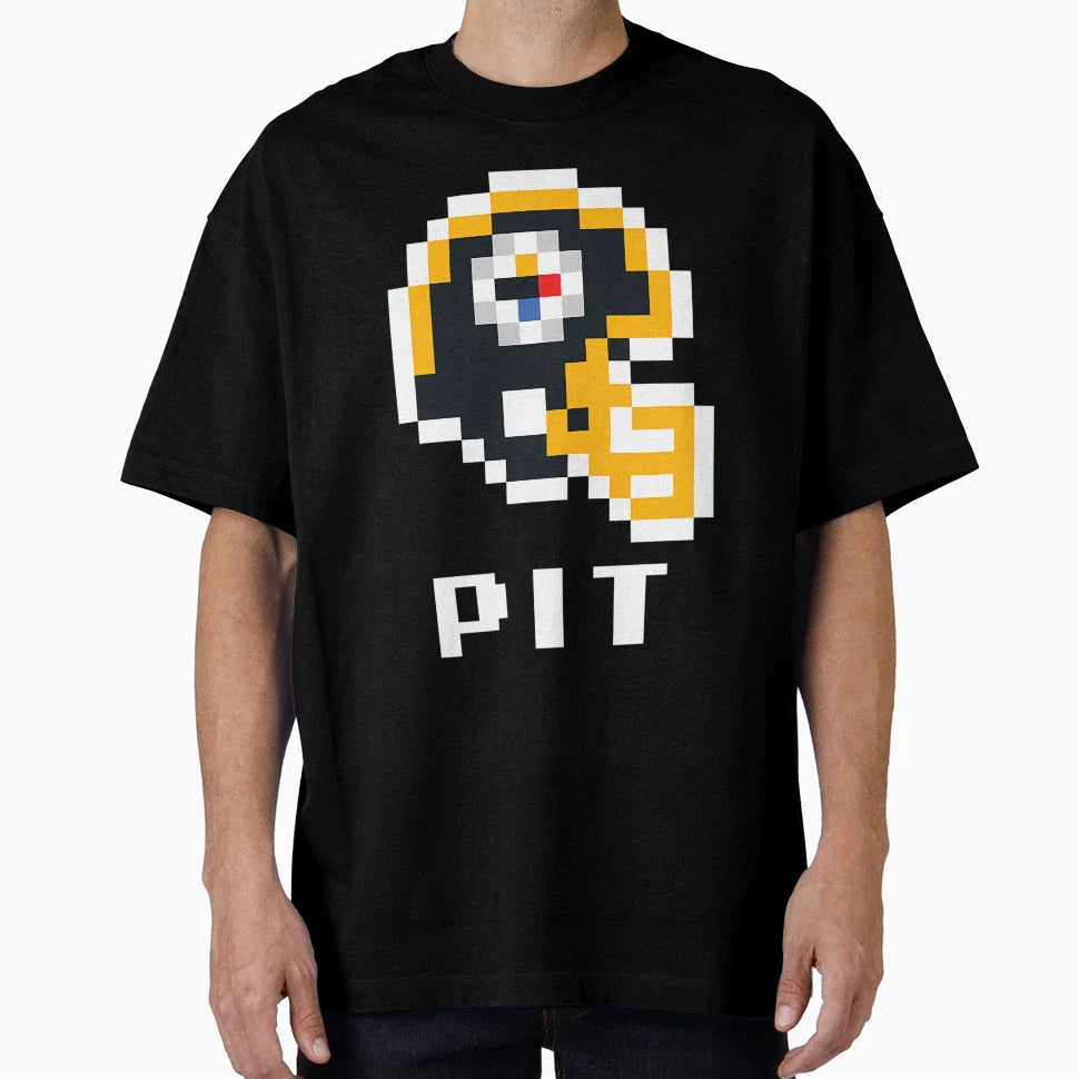 Pittsburgh Steelers Tecmo Super Bowl T-Shirt - Trendy Graphic Men Women