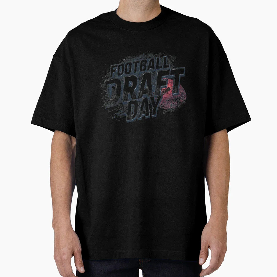 Football Draft Day 2 T-Shirt - Novelty Apparel for Adults