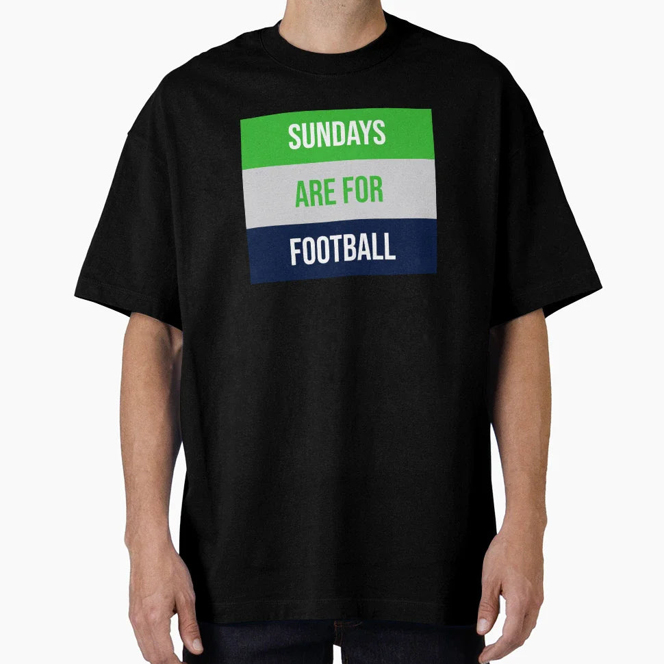 Sundays Are Football T-Shirt - Streetwear Style Unisex