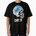 Detroit Lions Tecmo Super Bowl T-Shirt - Minimalist Print for Adults