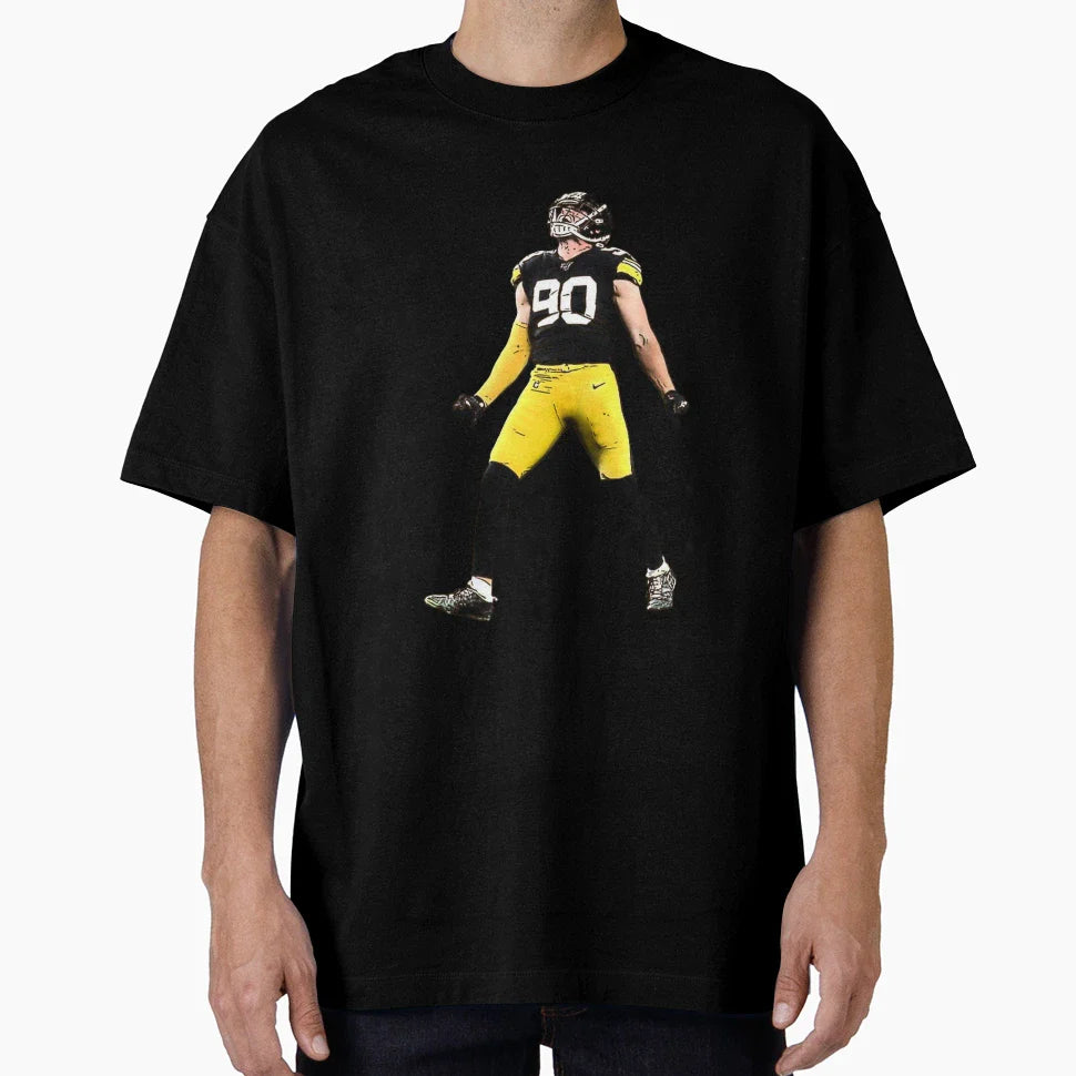 Tj Watt Celebration T-Shirt - Custom Art Print Unisex