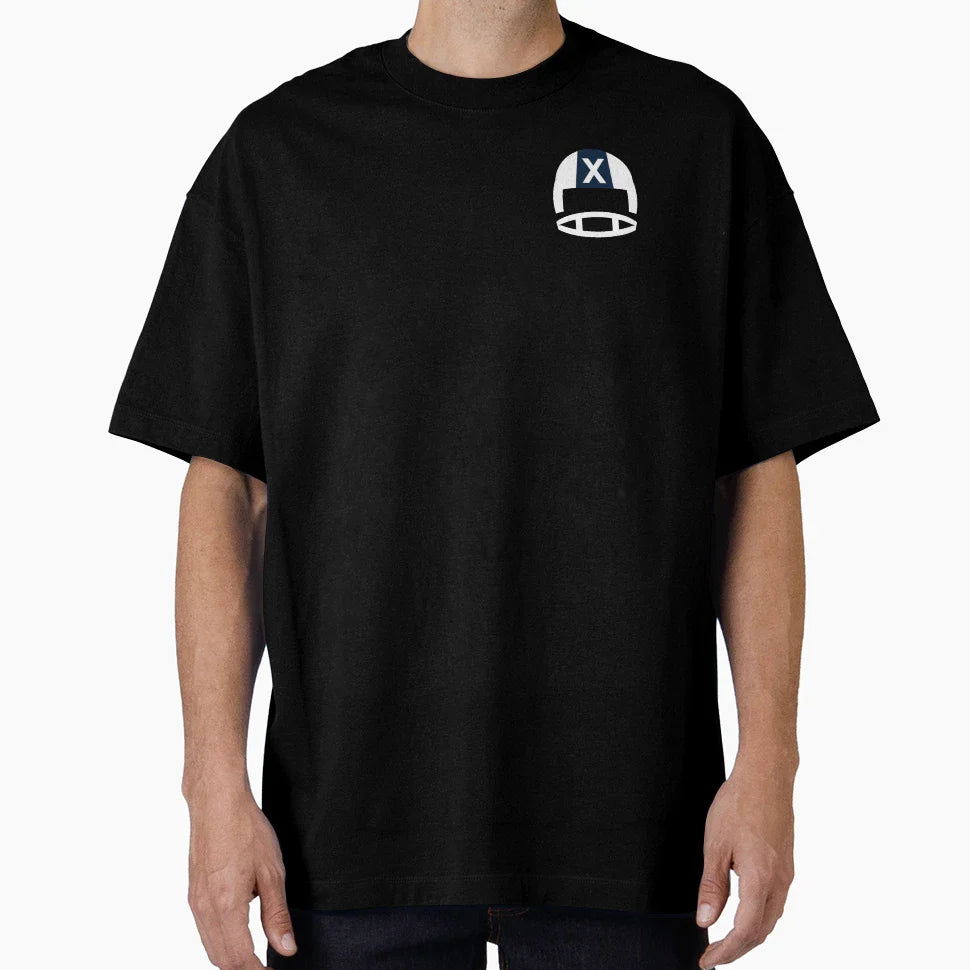 Musketeer Football Helmet T-Shirt - Trendy Graphic for Adults