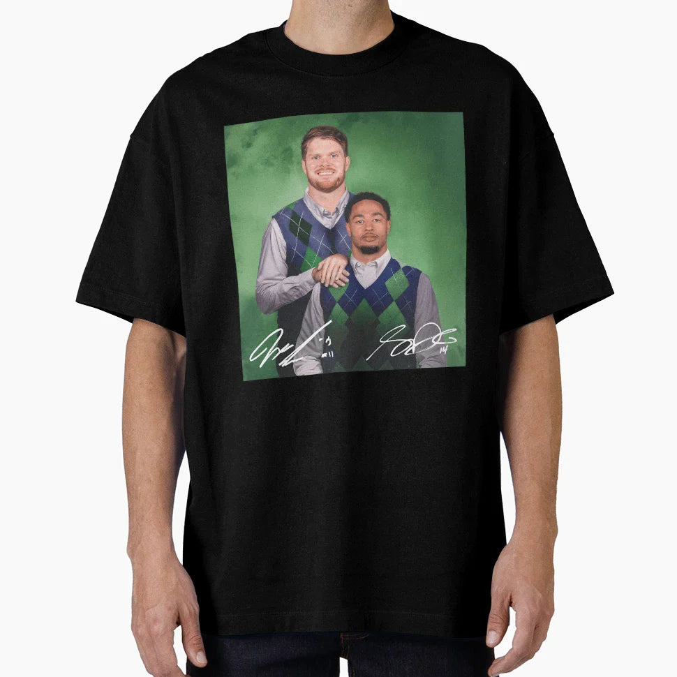 Football Sam Darnold Jaxon Smith T-Shirt - Aesthetic Graphic Men Women