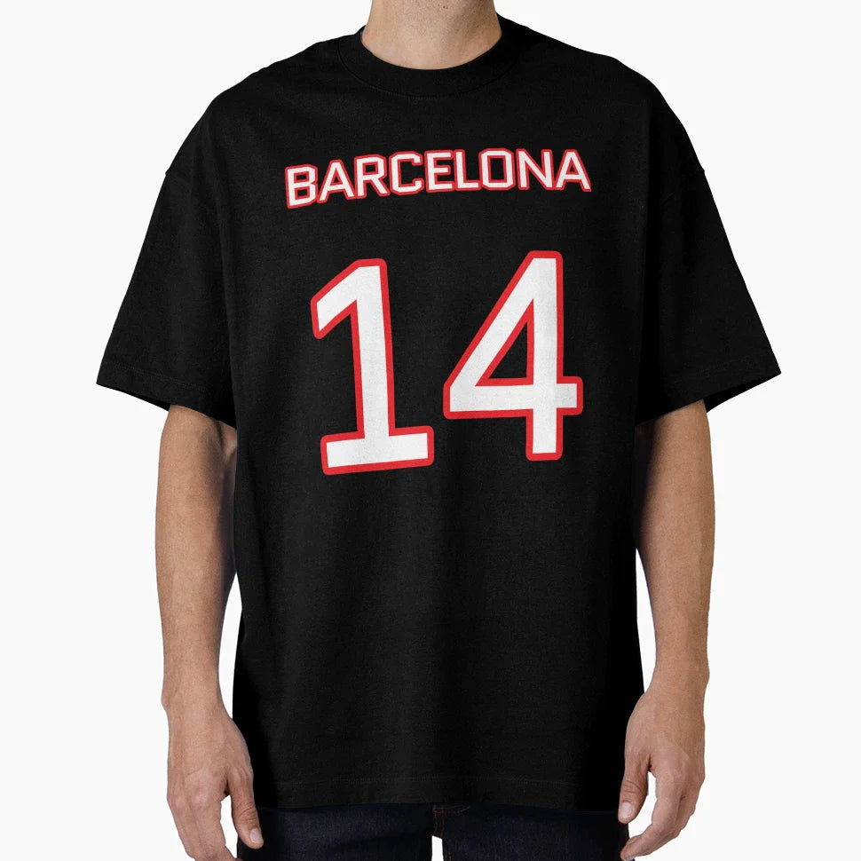 Barcelona Football I T-Shirt - Fun Novelty Design for Adults