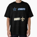 Cowboys Vs Saints T-Shirt - Novelty Apparel Men Women