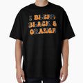 I Bleed Black Orange T-Shirt - Unique Graphic Unisex