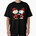 Charlie Brown And Snoopy Nfl Atlanta T-Shirt - Trendy Graphic for Adults