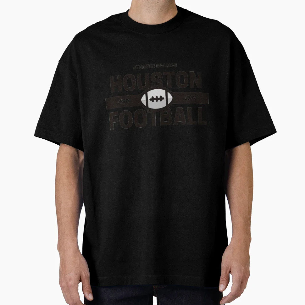 Houston Football T-Shirt - Fun Novelty Design for Adults