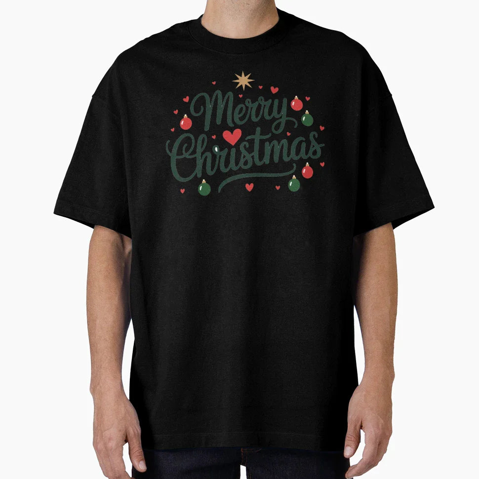 Santas Favorite Human Merry Squad T-Shirt - Minimalist Print for Adults
