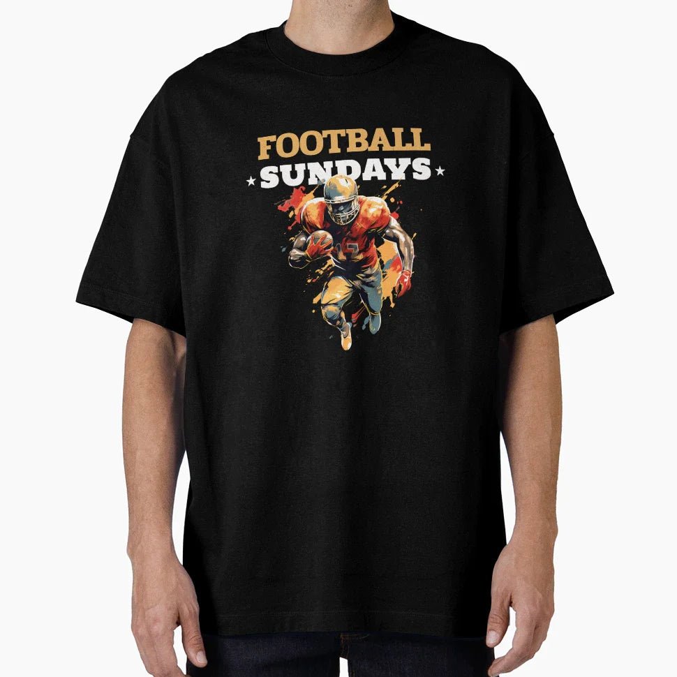 Football Sundays T-Shirt - Custom Art Print for Adults
