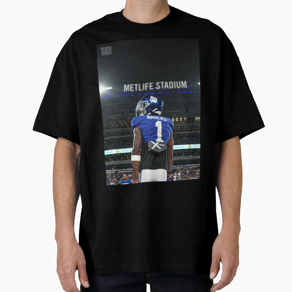 Metlife Nabers T-Shirt - Graphic Print Men Women