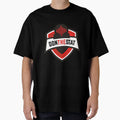 Donthestat Shield T-Shirt - Fun Novelty Design for Adults