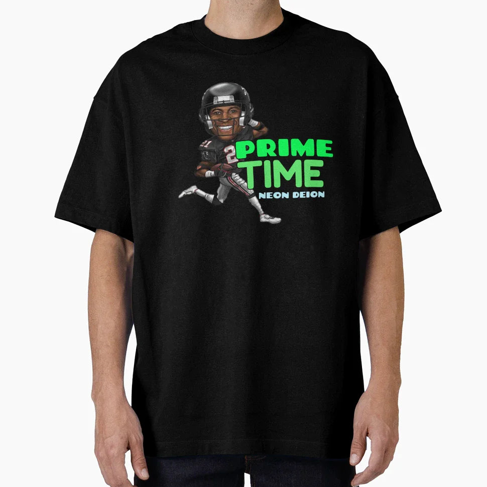 Prime Time Deion Sanders T-Shirt - Unique Graphic Men Women