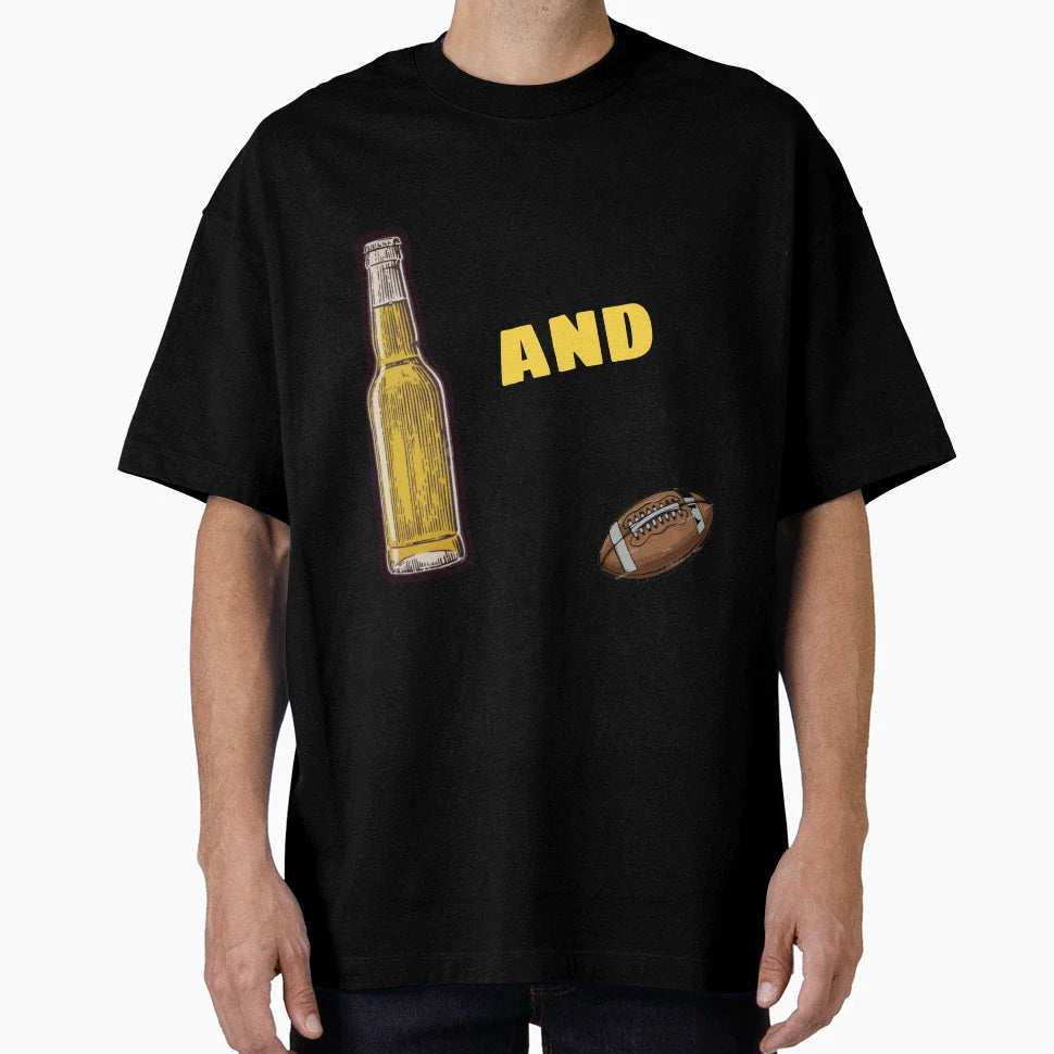 I Drink And Draft T-Shirt - Graphic Print for Adults
