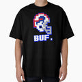 Buffalo Tecmo Bowl Helmet Circle Wagons And T-Shirt - Trendy Graphic Unisex