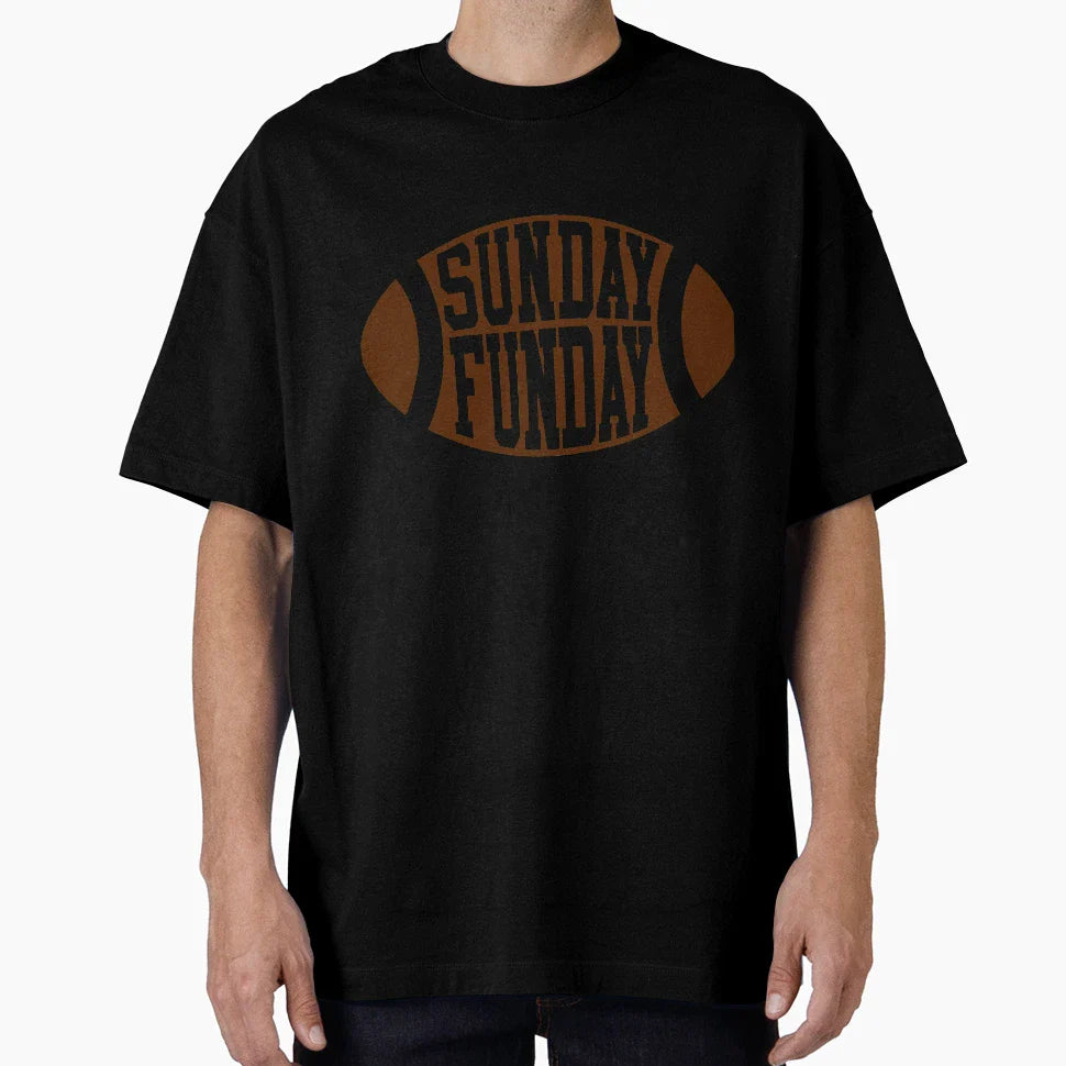Sunday Funday T-Shirt - Minimalist Print Men Women