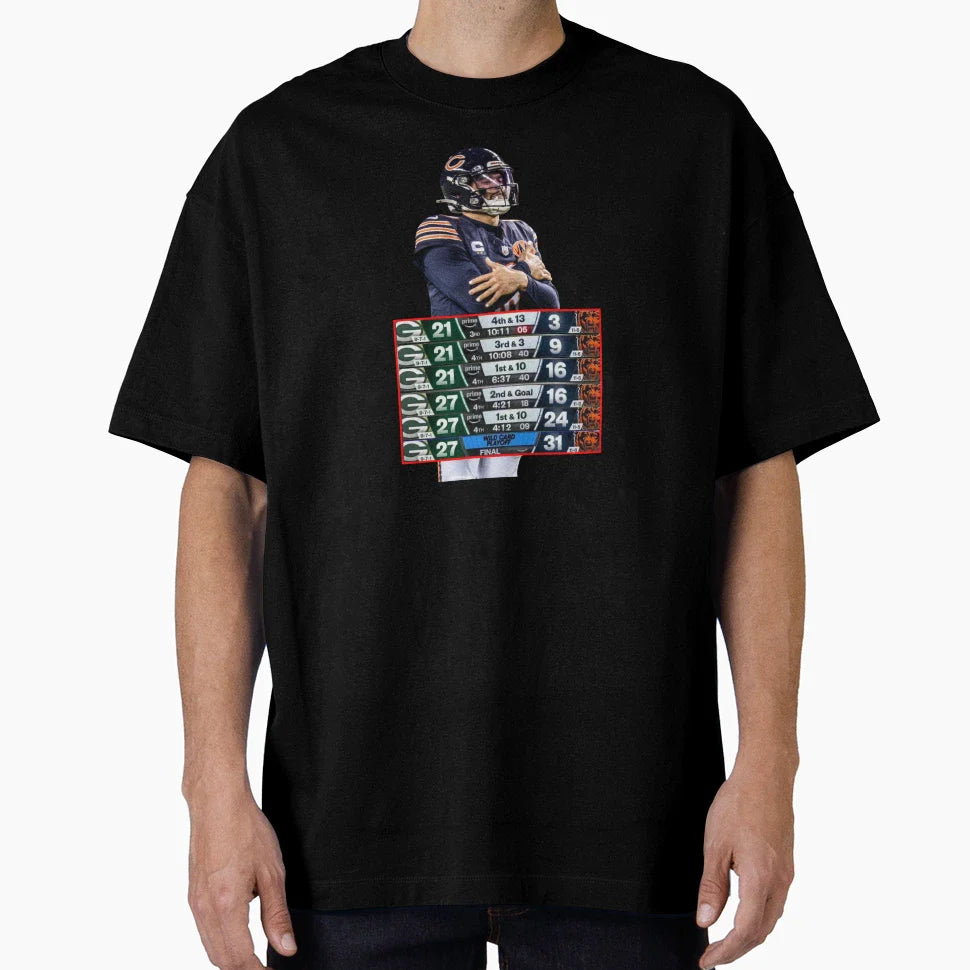 Chicago Bears Beat Packers T-Shirt - Aesthetic Graphic Unisex