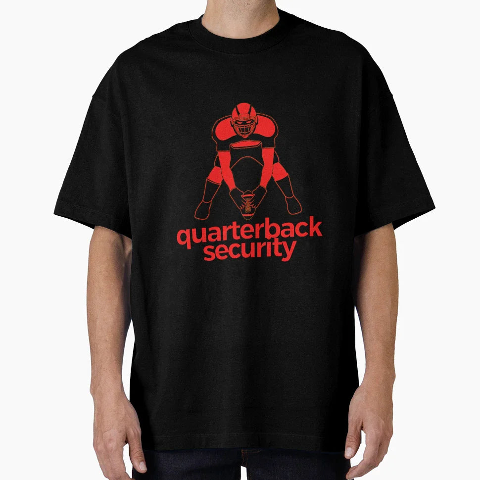 Quarterback Security Helmet Security T-Shirt - Custom Art Print Men Women