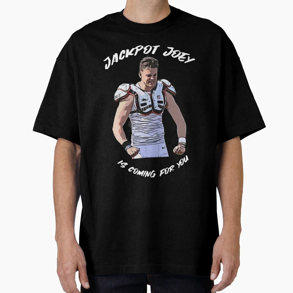 Jackpot Joey Is Coming You Aka JB T-Shirt - Graphic Print Unisex