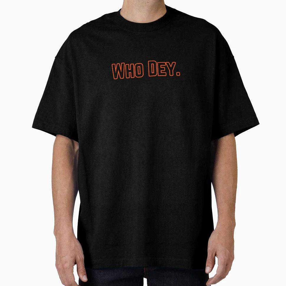 Who Dey T-Shirt - Trendy Graphic for Adults