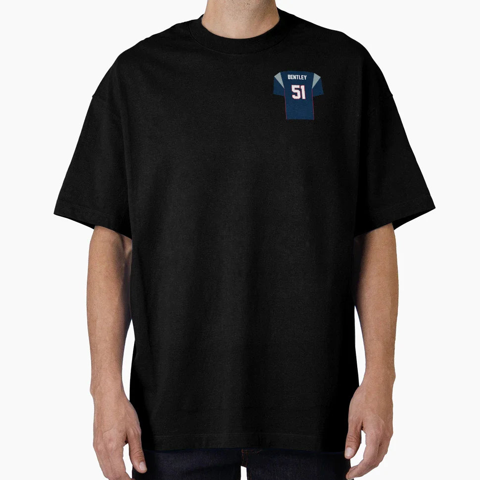 Jawhaun Bentley Patriots Jersey T-Shirt - Minimalist Print for Adults