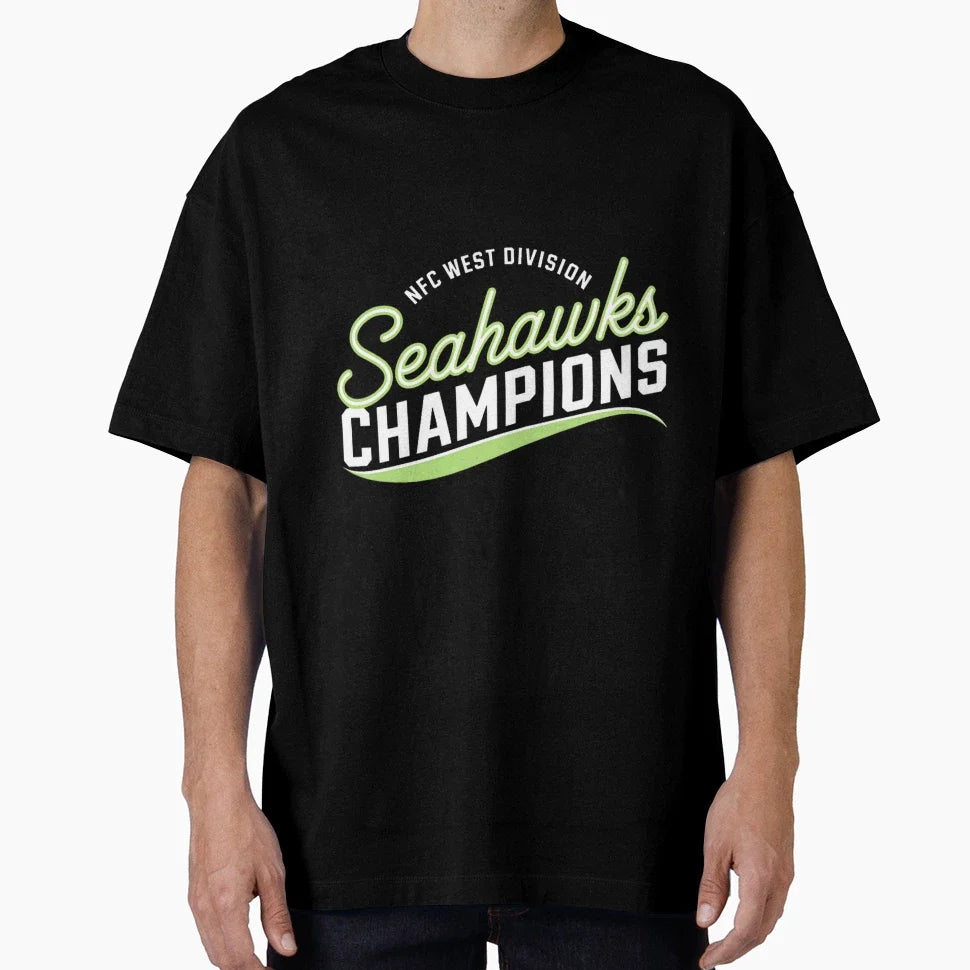 Seattle Football Champs Nfc West T-Shirt - Novelty Apparel Unisex