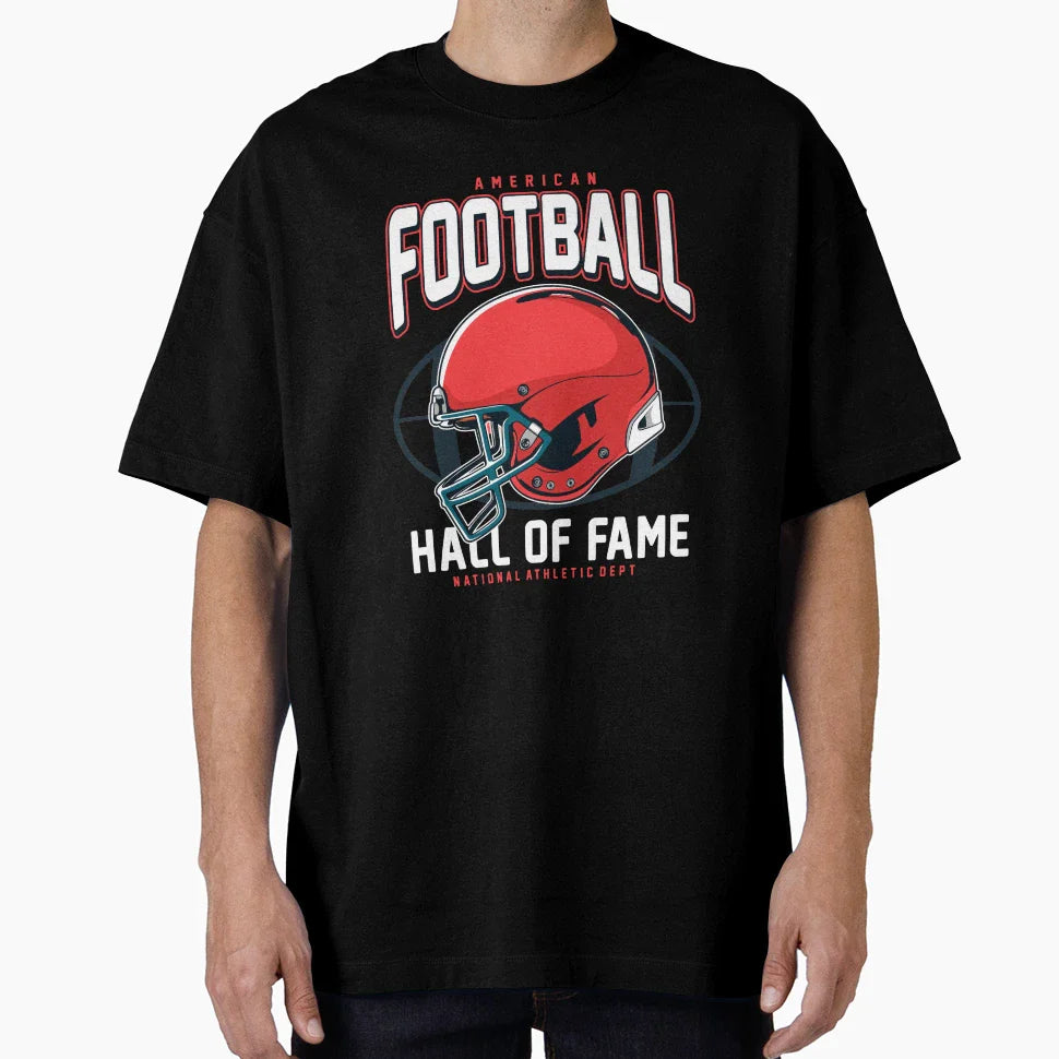 American Football Hall Fame T-Shirt - Unique Graphic for Adults