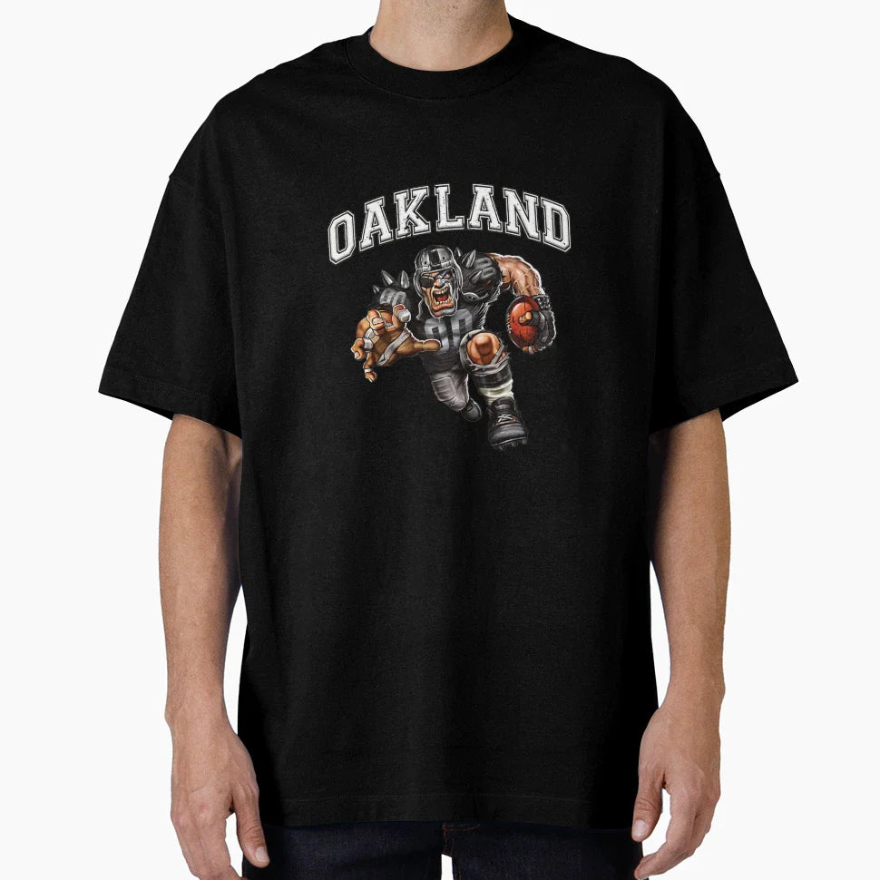 Oakland Football T-Shirt - Casual Everyday Wear Men Women