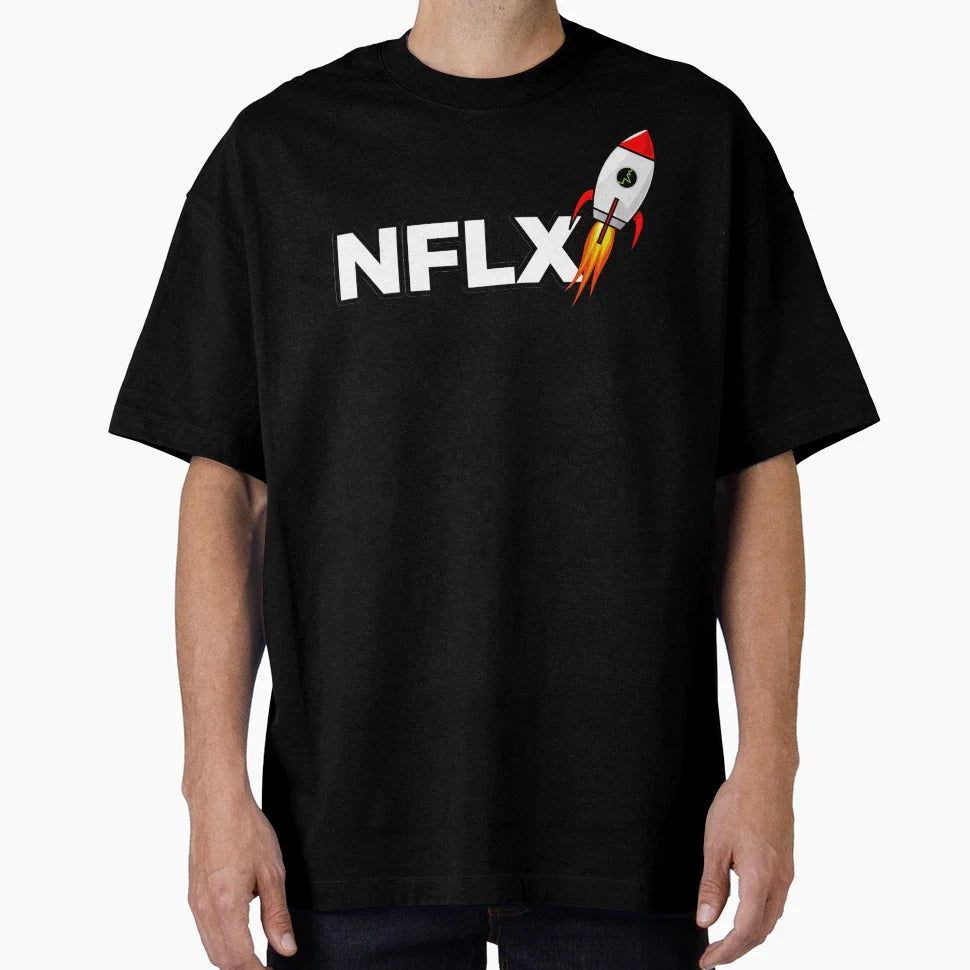 Nflx To Moon T-Shirt - Streetwear Style Men Women